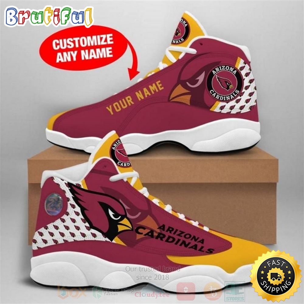 Arizona Cardinals Nfl Custom Name Air Jordan 13 Shoes 2 zaq5ae