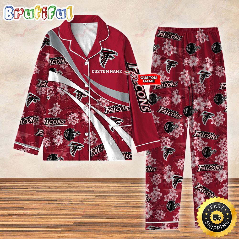 Atlanta Falcons NFL 3D Personalized Pajamas Set For Kids Adult fkuezq