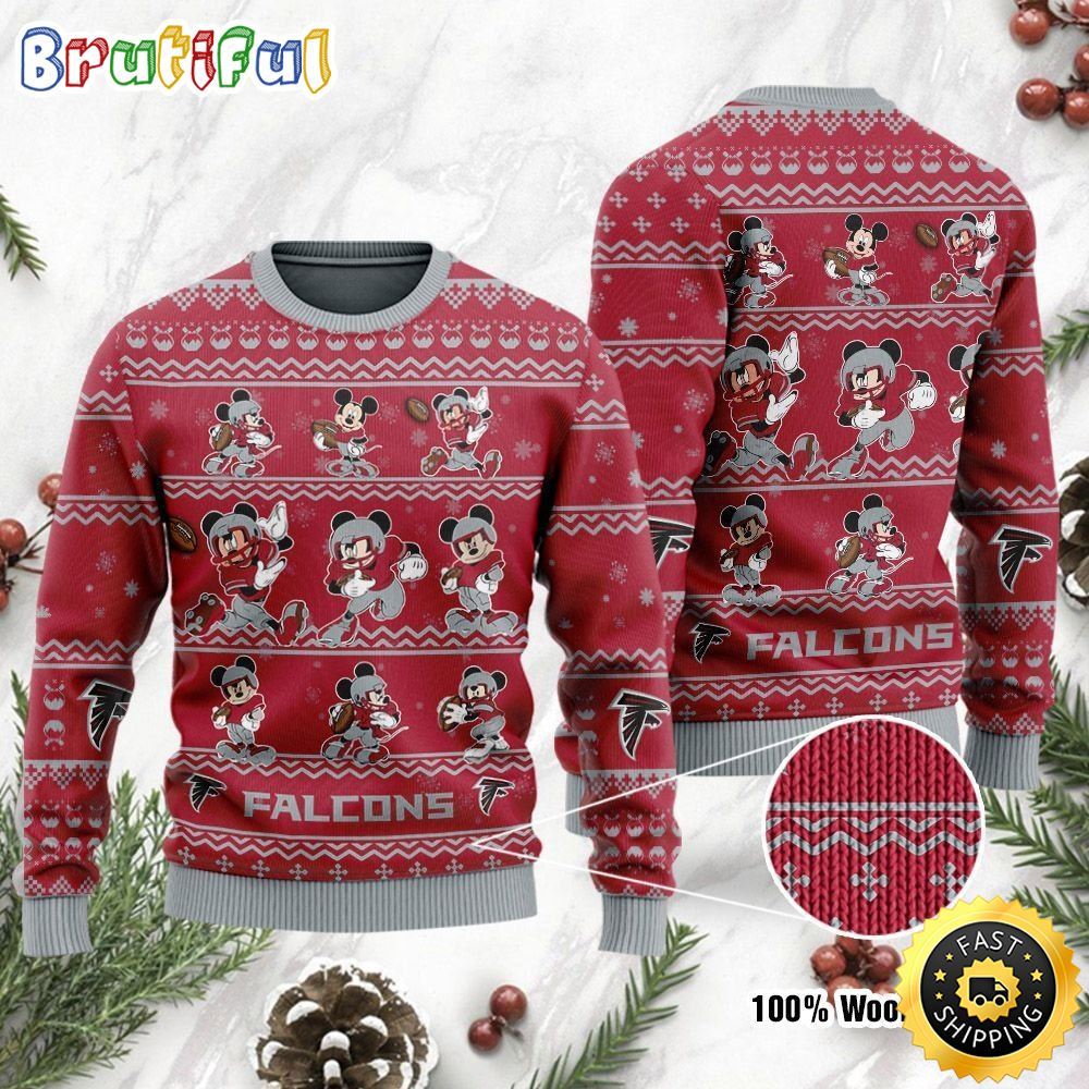 Atlanta Falcons Ugly Christmas Sweater Captain Mickey Mouse Perfect Gift For Football Fans 1 mtuumh