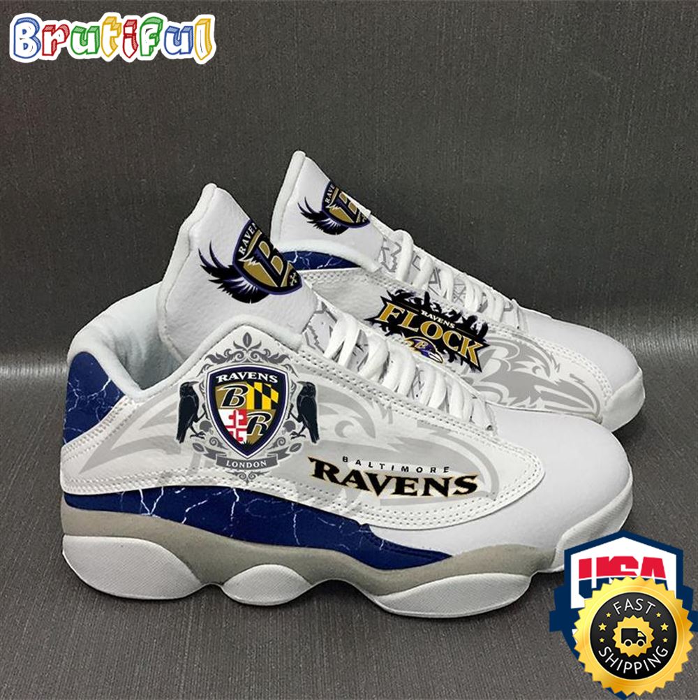Baltimore Ravens Nfl Ver 2 Air Jordan 13 Sneaker i73rr2