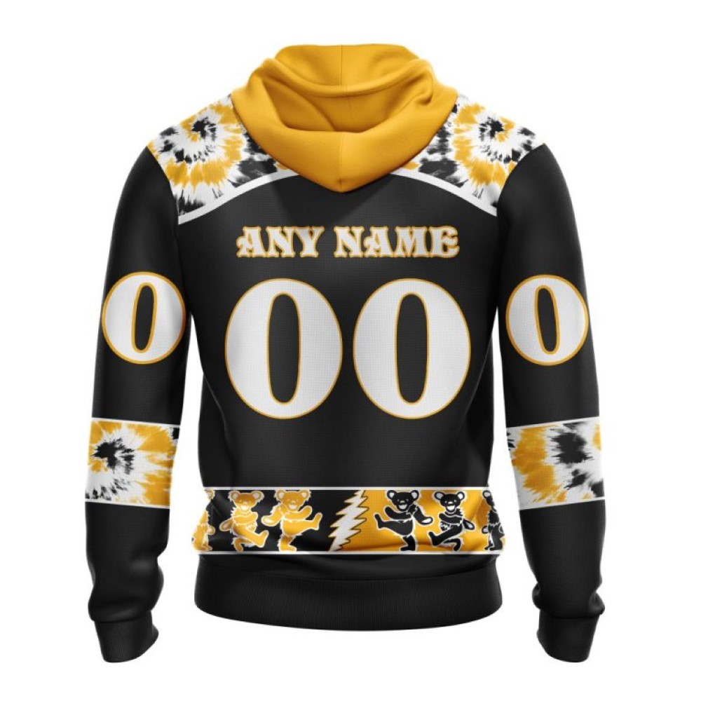 Boston Bruins Hoodie Special Grateful Dead Skull