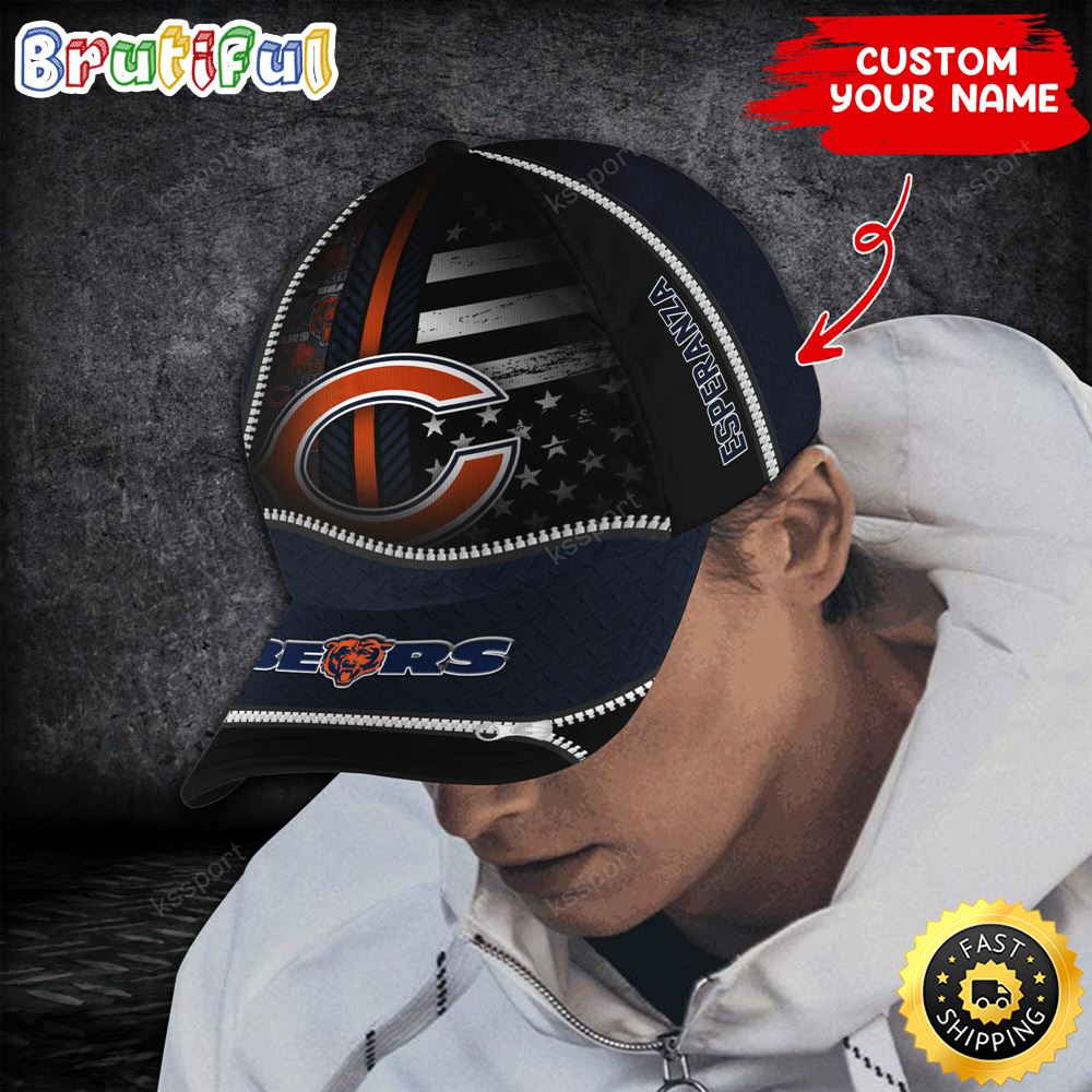 Chicago Bears Nfl Personalize Cap Steel Style Trending Season w7ghu4