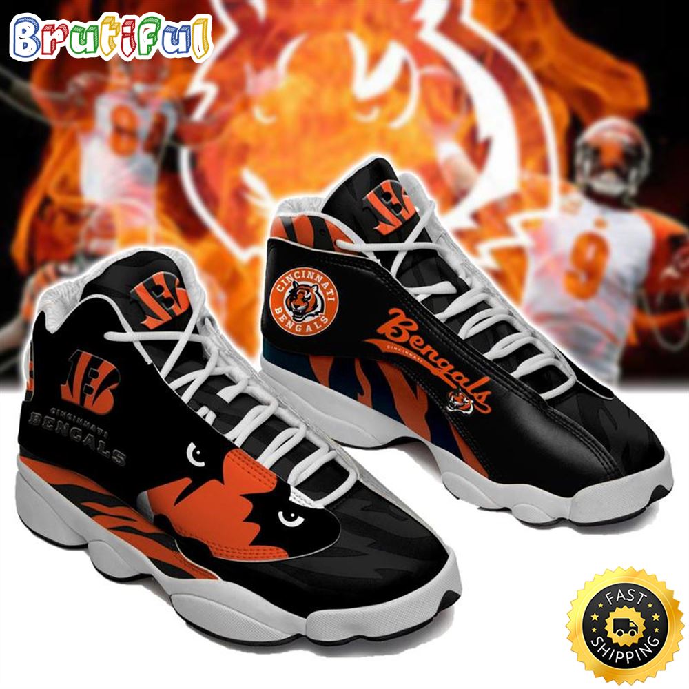 Cincinnati Bengals Nfl Air Jordan 13 Sneaker pfepjl