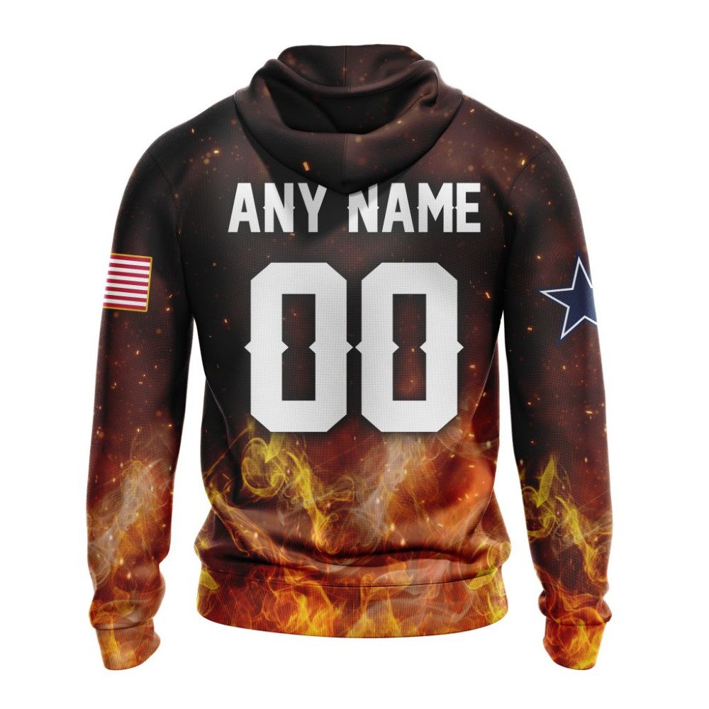 Dallas Cowboys Hoodie Honor Firefighters First Responders