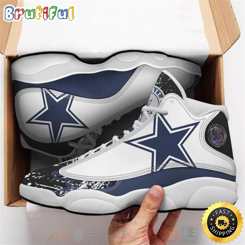 Dallas Cowboys Football Nfl Air Jordan 13 Shoes 2 ta6g1n