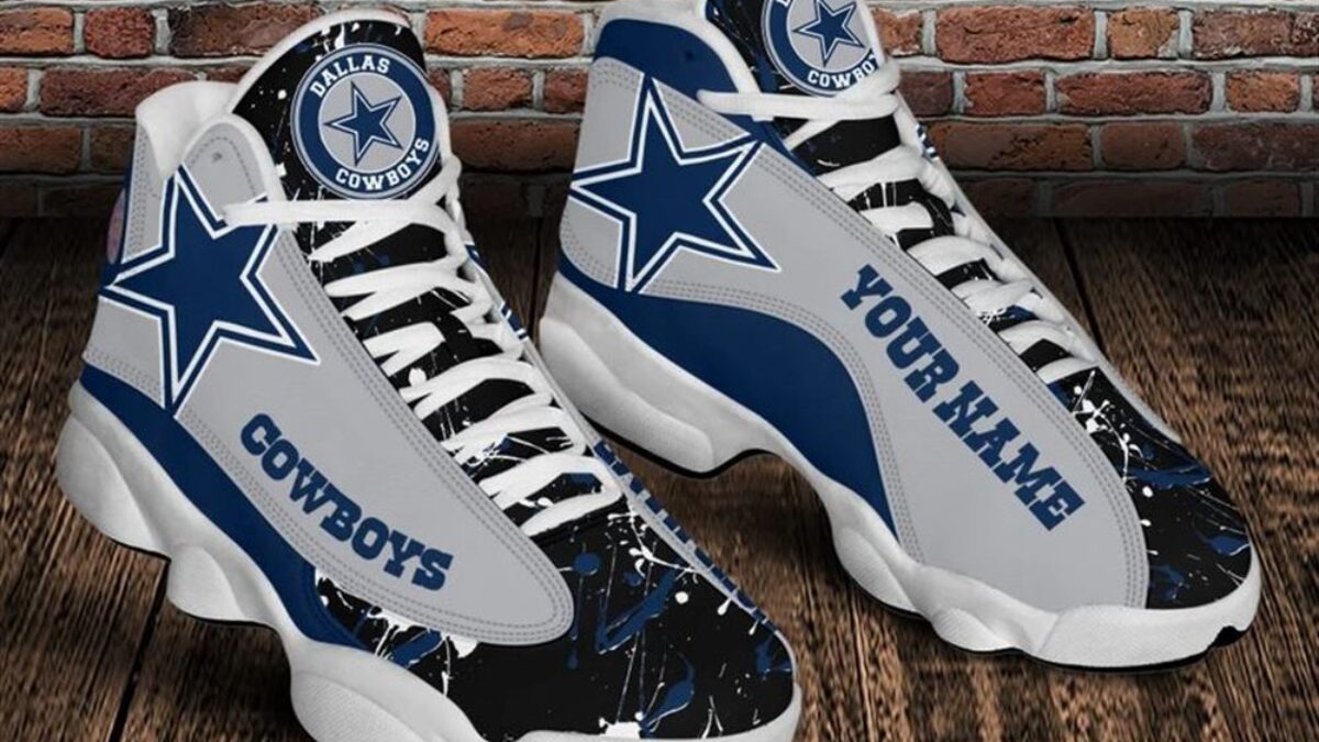dallas cowboys color jordans