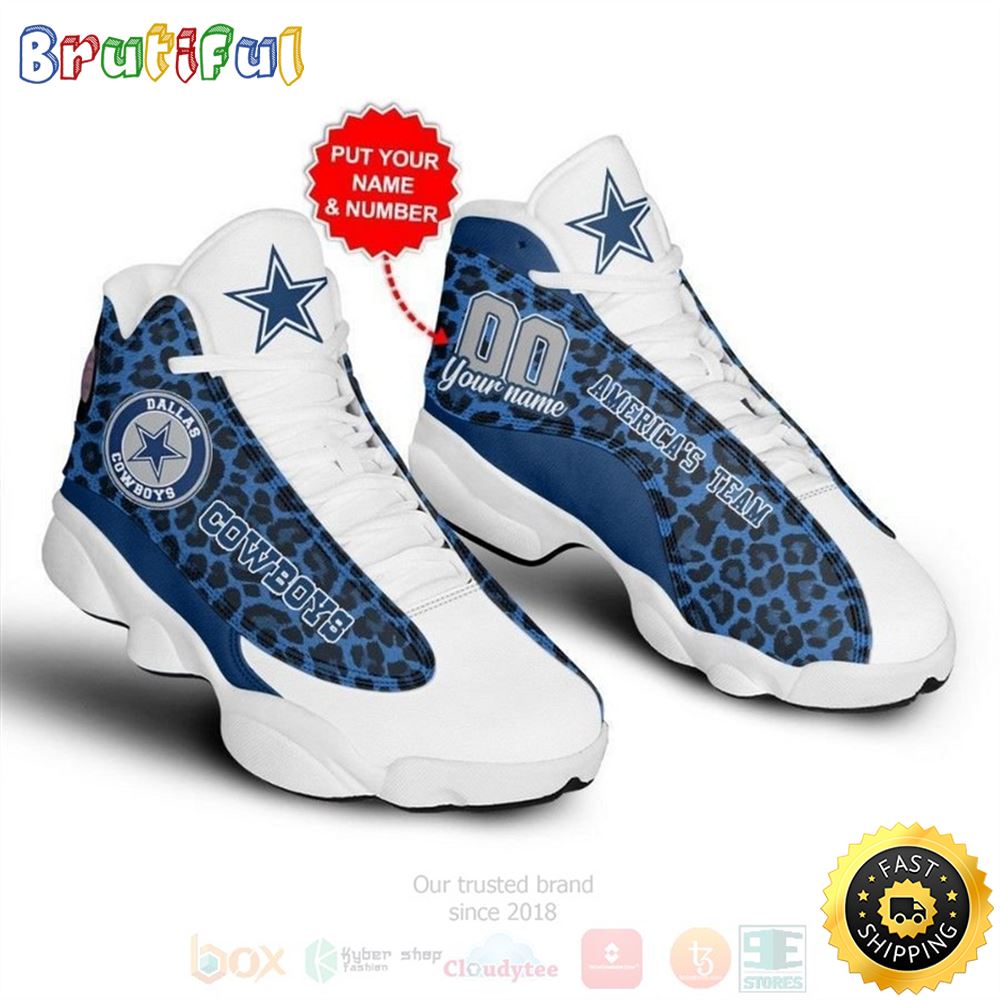 Dallas Cowboys Nfl Personalized Air Jordan 13 Shoes 2 zwjysg