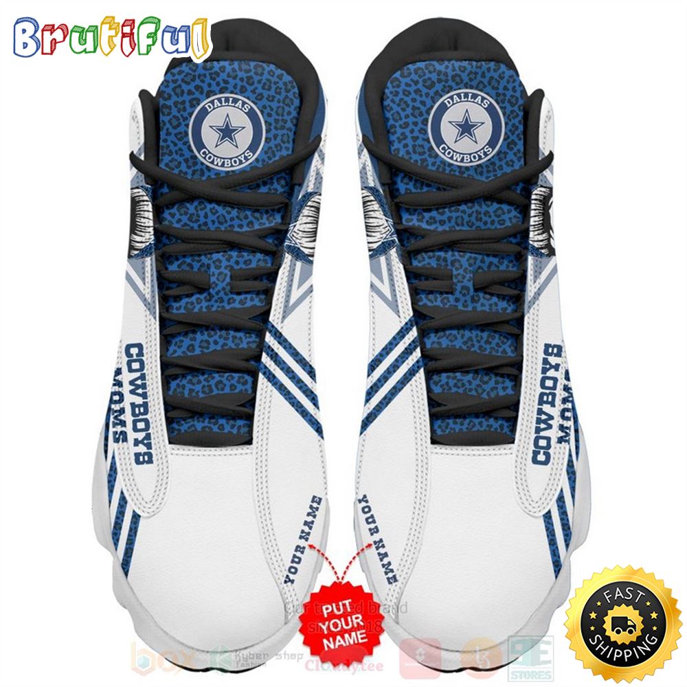 Dallas Cowboys Nfl Skull Football Custom Name Air Jordan 13 Shoes n8ejdv