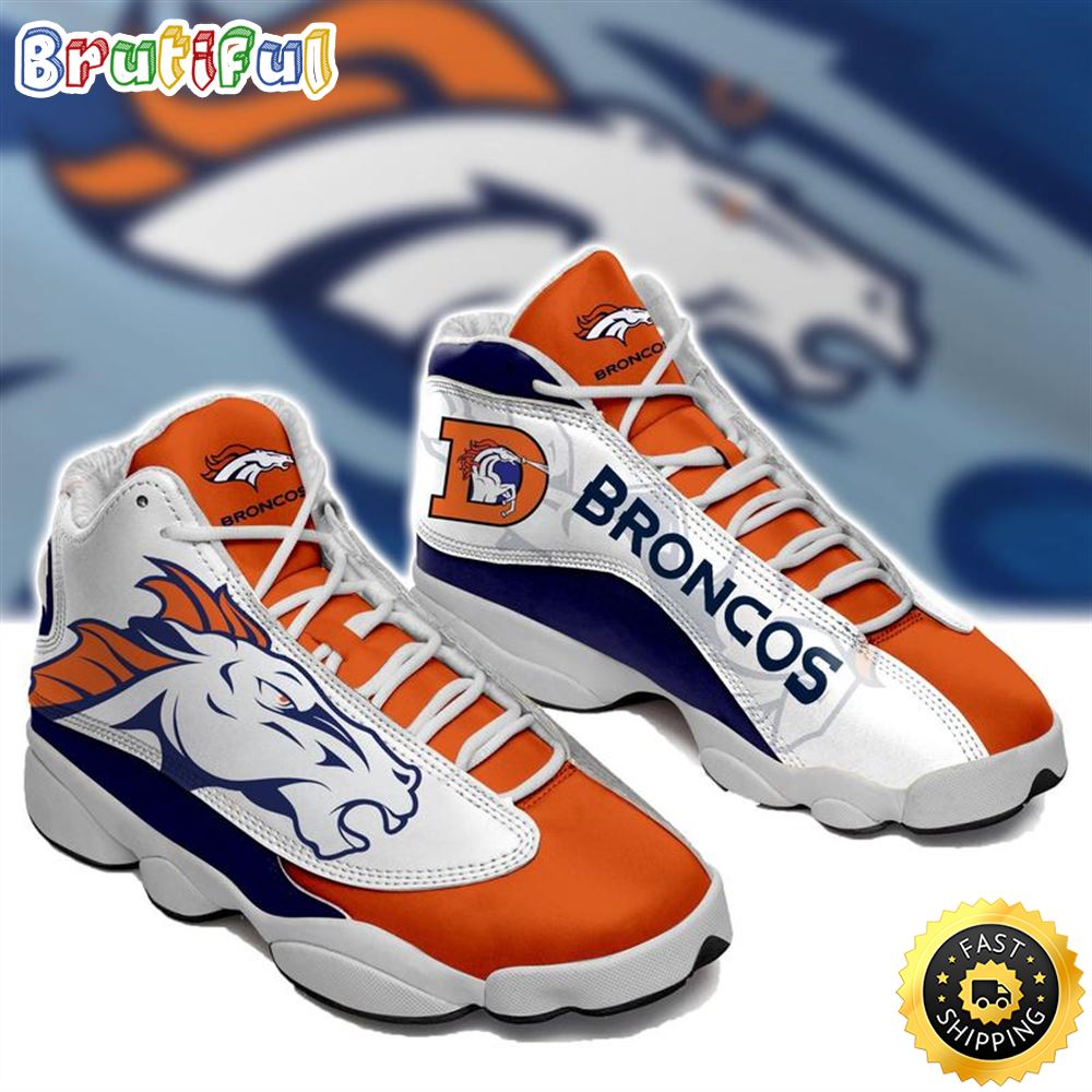 Denver Broncos Nfl Ver 7 Air Jordan 13 Sneaker fjhnrk