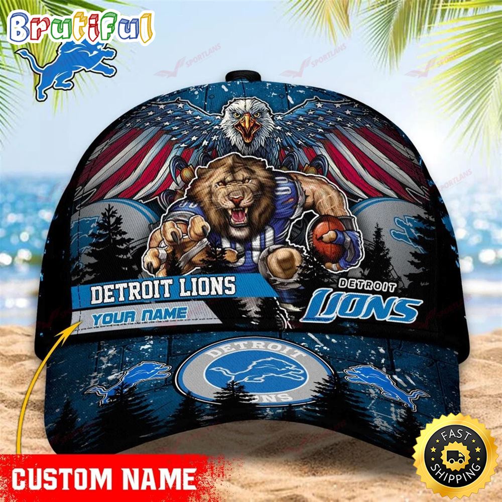Detroit Lions Nfl Cap Personalized Trend yb564b