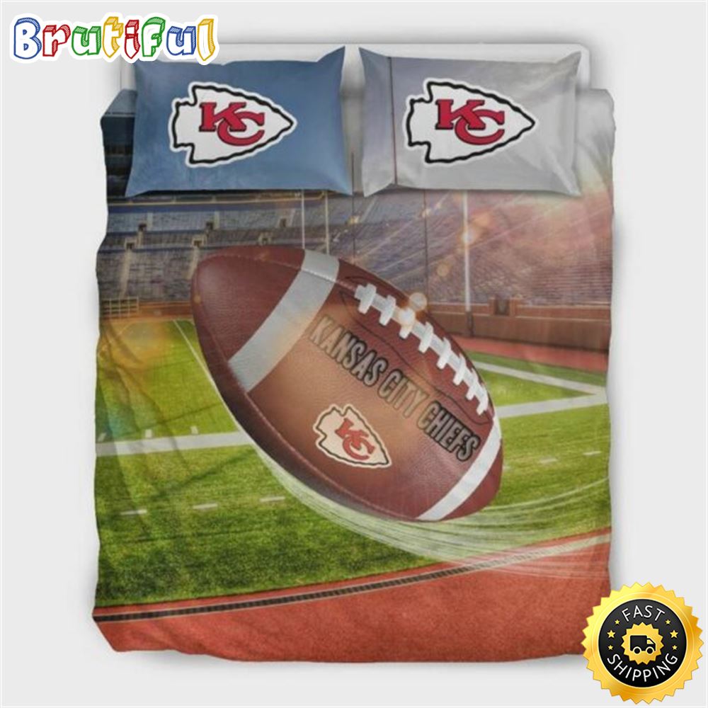 Fight In Sunshine And Raining Kansas City Chiefs Nfl Team Duvet Cover Quilt Cover Pillowcase Bedding Set ruwsj8