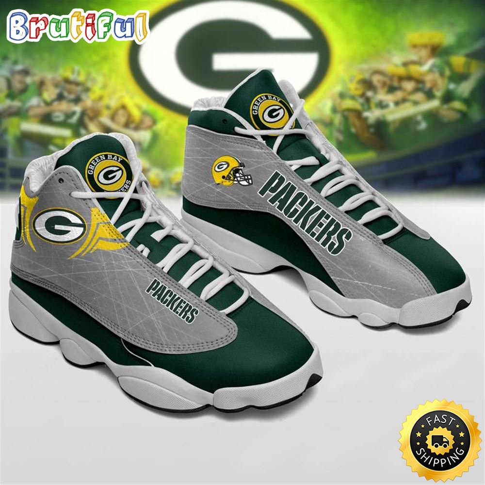 Green Bay Packers Nfl Ver 1 Air Jordan 13 Sneaker q4ymlx