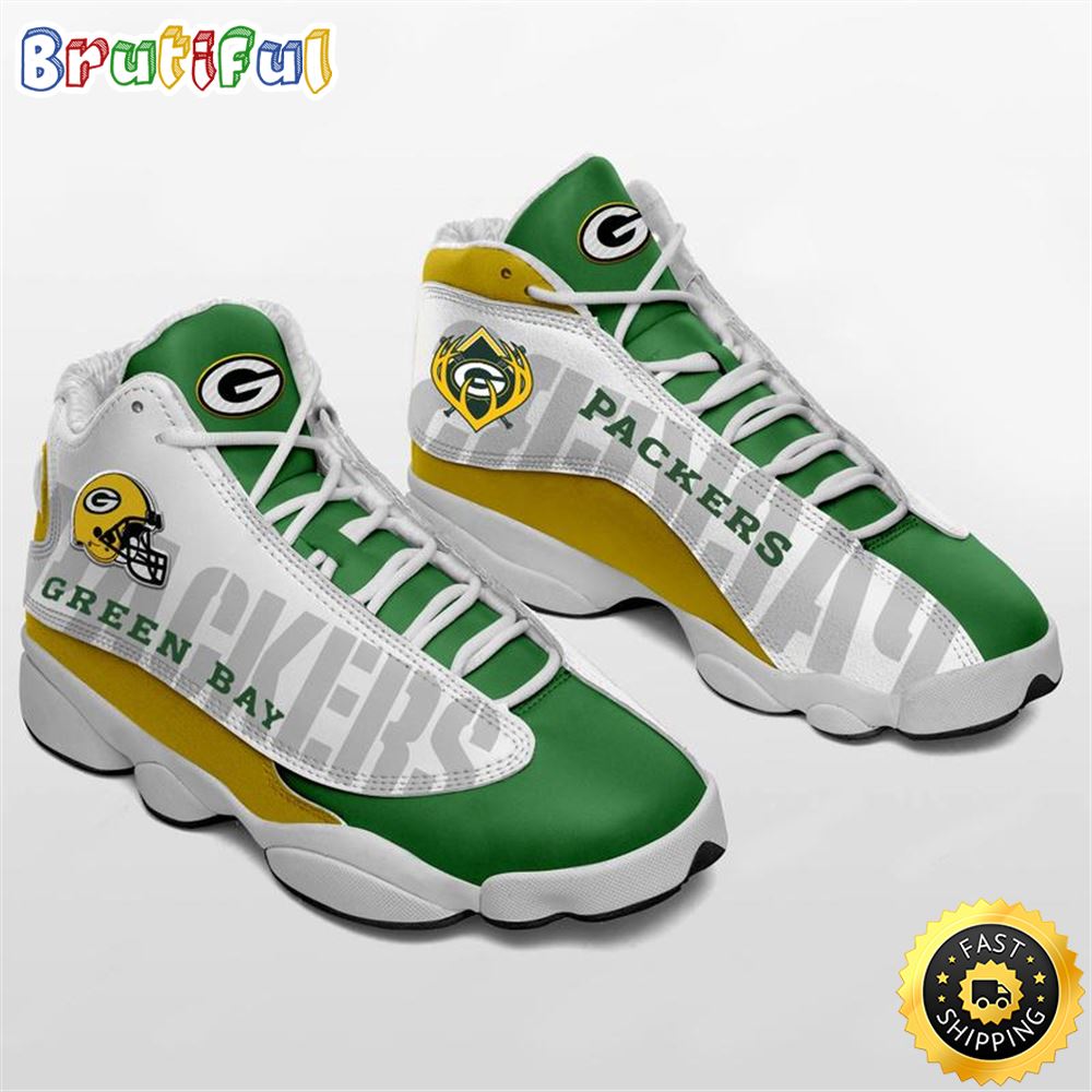 Green Bay Packers Nfl Ver 2 Air Jordan 13 Sneaker sucyev