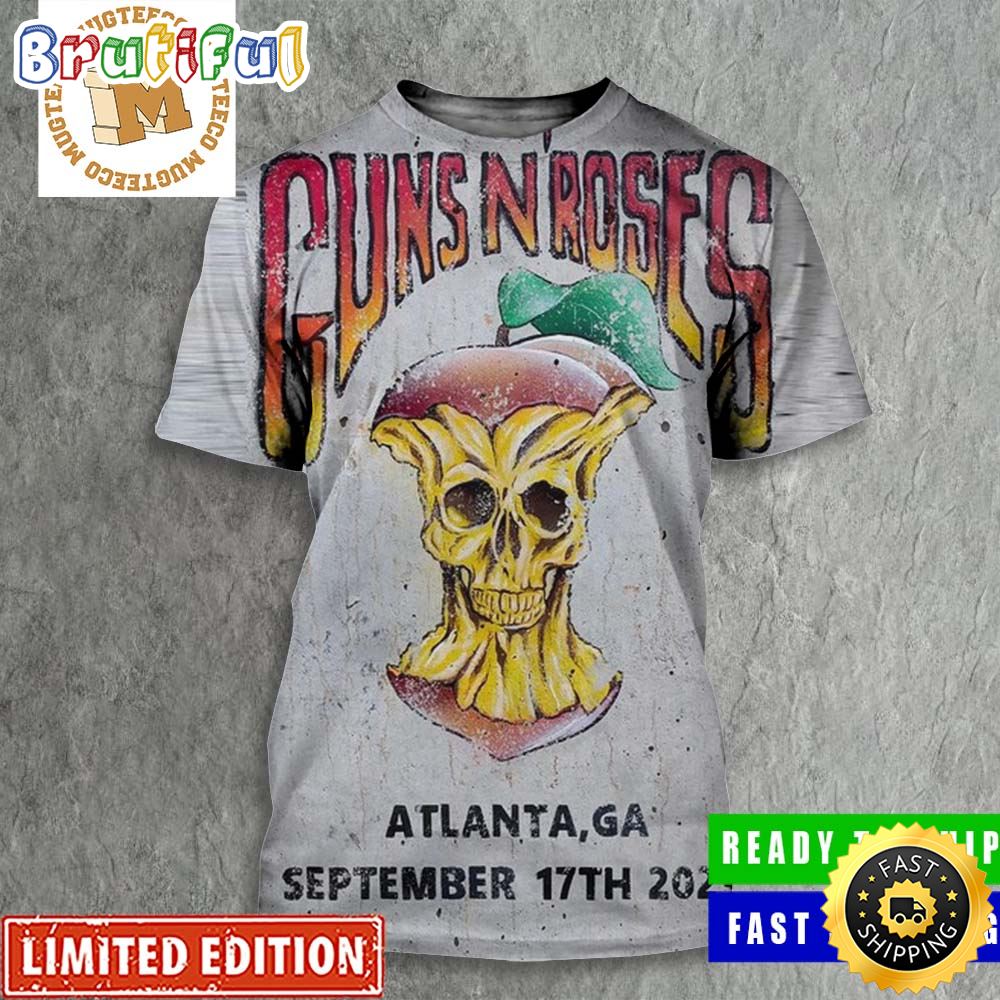 Guns N Roses Music Midtown Event Sept 17 2023 Poster All Over Print Shirt cnleb4