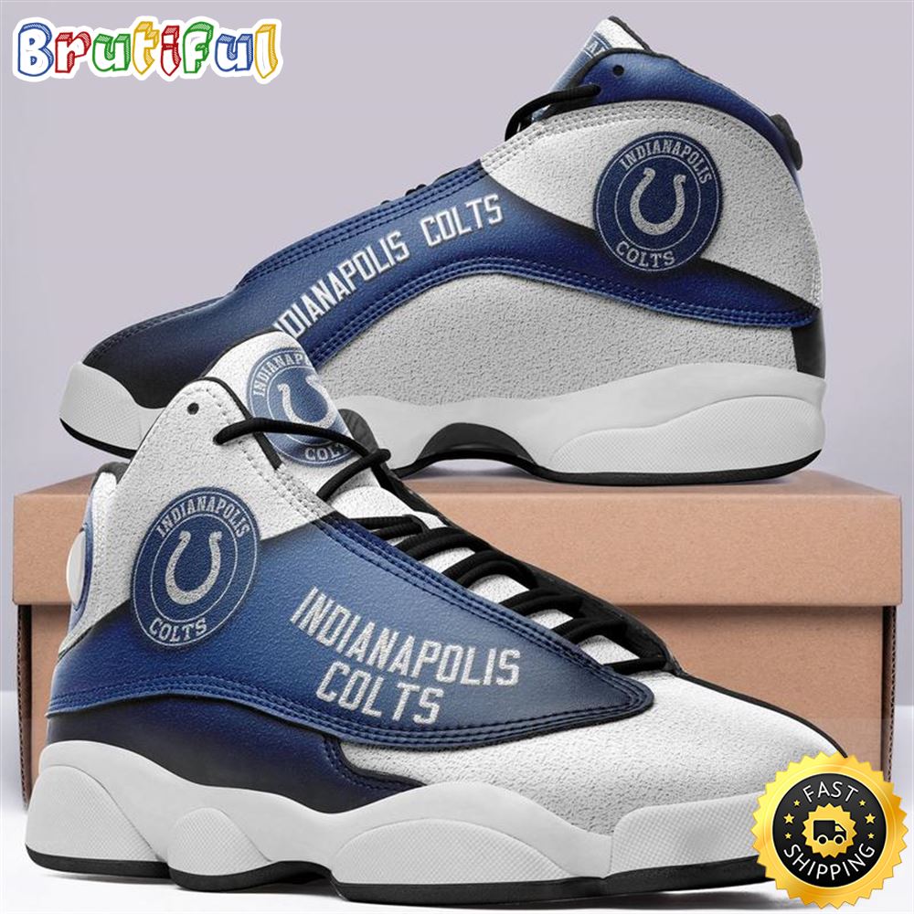 Indianapolis Colts Nfl Ver 2 Air Jordan 13 Sneaker npwp9t