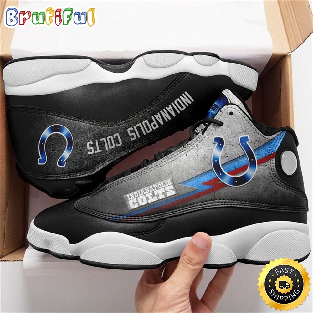 Indianapolis Colts Nfl Ver 3 Air Jordan 13 Sneaker wssd3a