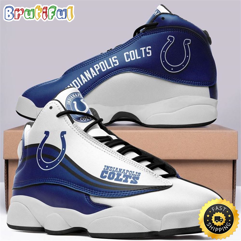 Indianapolis Colts Nfl Ver 6 Air Jordan 13 Sneaker vh0qsh
