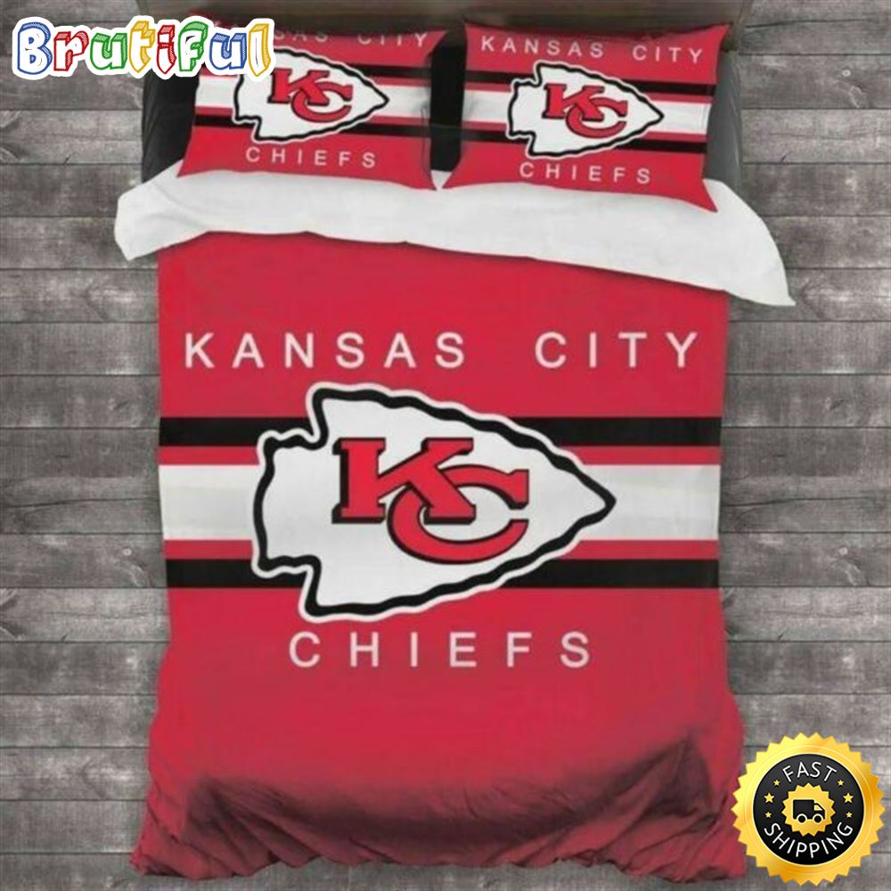 Kansas City Chiefs Football Bedding Sets Duvet Cover Pillowcases i8ybgw