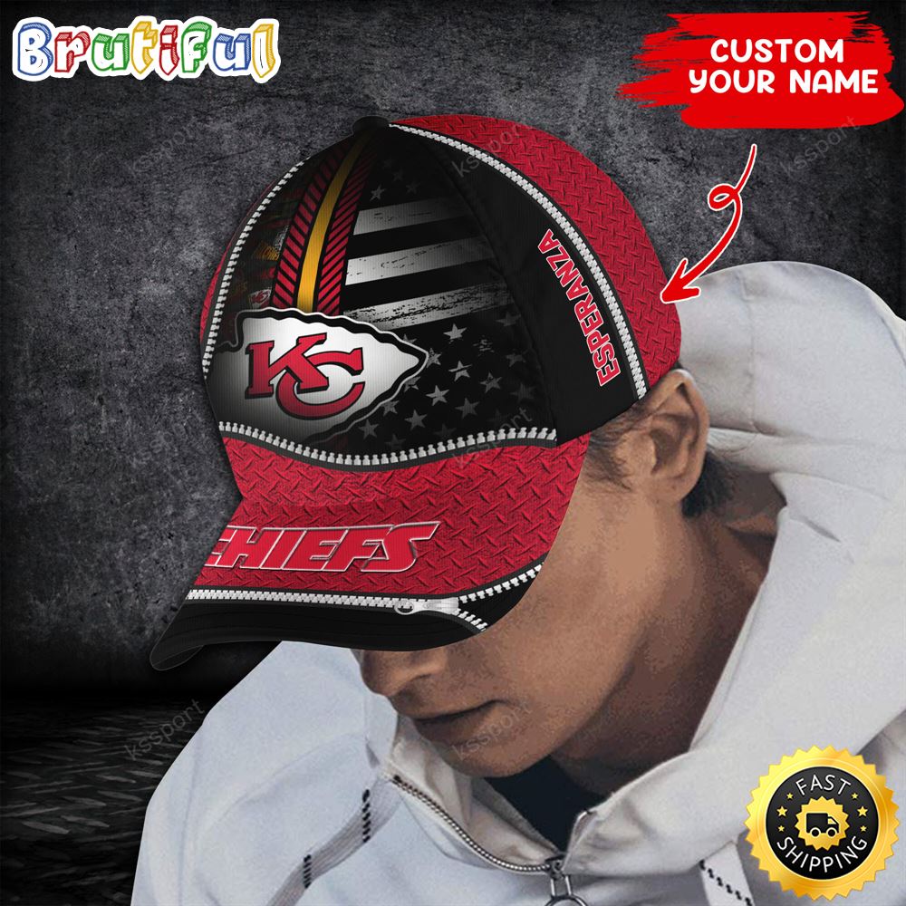 Kansas City Chiefs Nfl Personalize Cap Steel Style Trending Season nppdnr