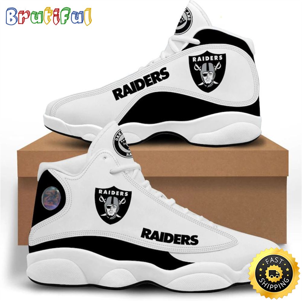 Las Vegas Raiders Nfl Air Jordan 13 Shoes fxjrie