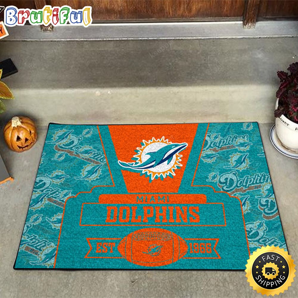 Miami Dolphins NFL Doormat For This Season ji3pfk