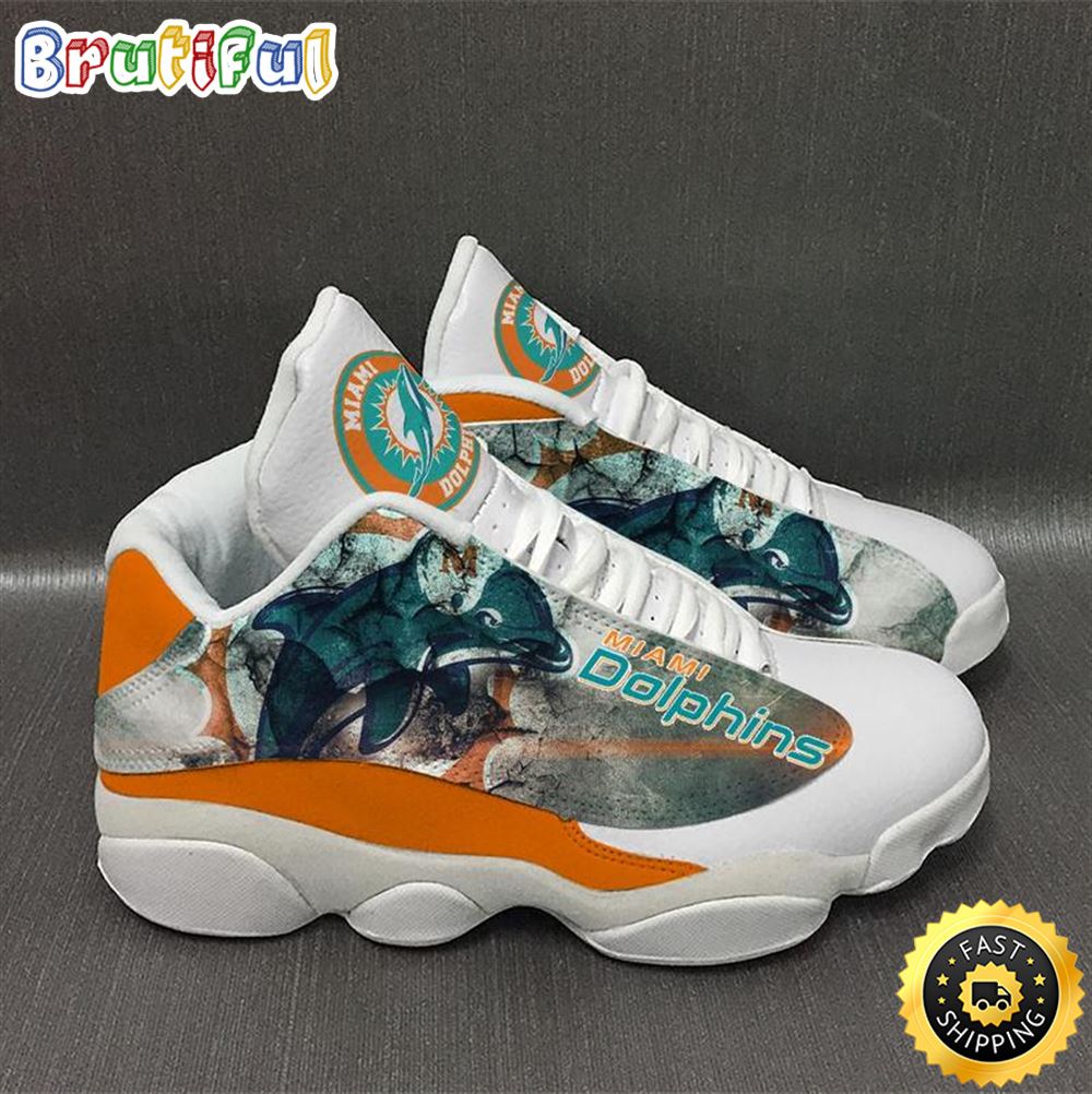 Miami Dolphins Nfl Ver 1 Air Jordan 13 Sneaker zrb0mz