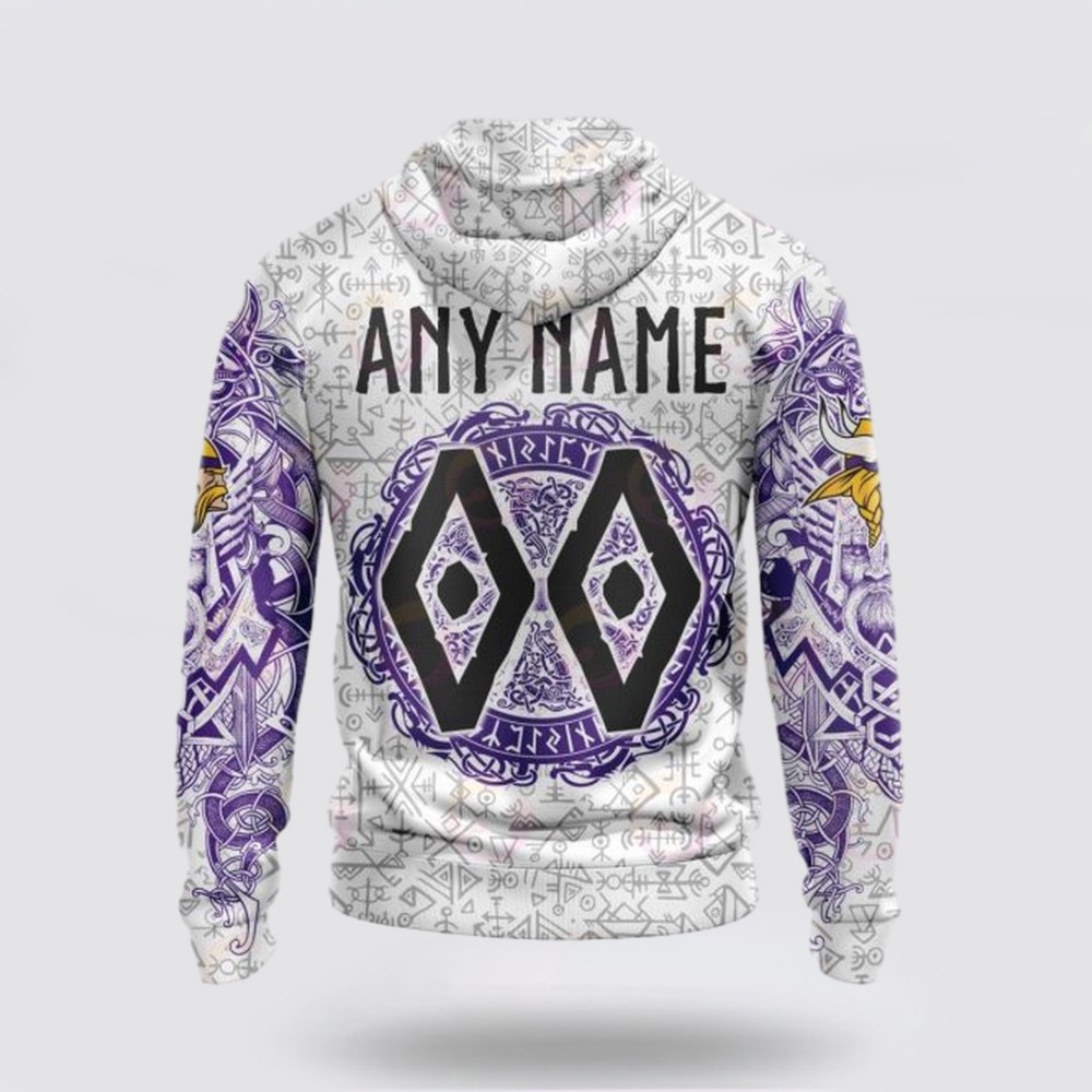 Minnesota Vikings Hoodie Norse Viking Symbols