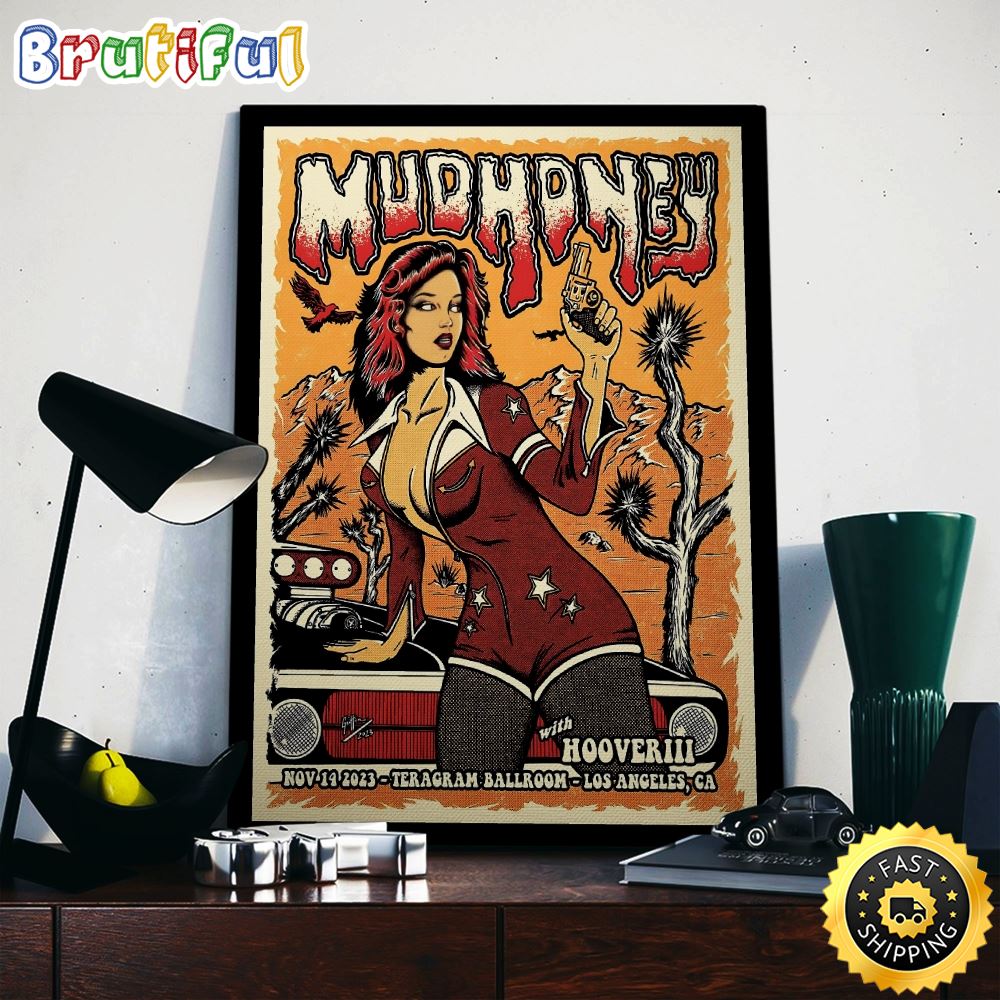 Mudhoney Tour Los Angeles CA 2023 Canvas jtxvnd
