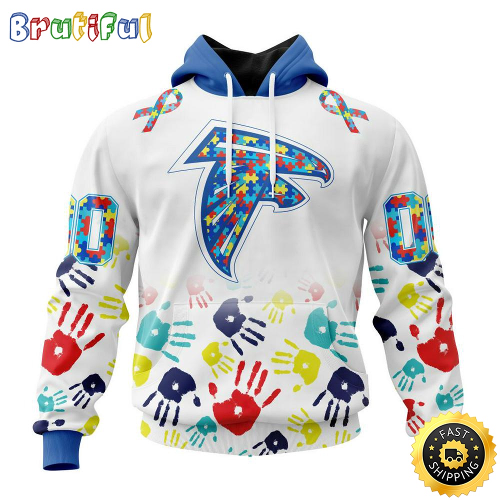 NFL Autism Hoodie Atlanta Falcons Special Autism Awareness Design 3D Hoodie Unisex Hoodie 1 zxhpzz