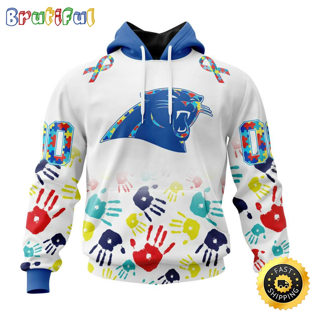 NFL Autism Hoodie Carolina Panthers Special Autism Awareness Design 3D Hoodie Unisex Hoodie 1 cgmptr
