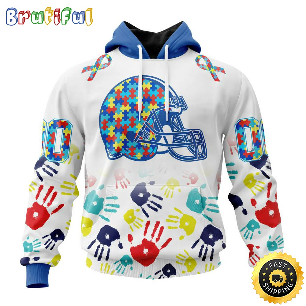 NFL Autism Hoodie Cleveland Browns Special Autism Awareness Design 3D Hoodie Unisex Hoodie 1 fg5tng