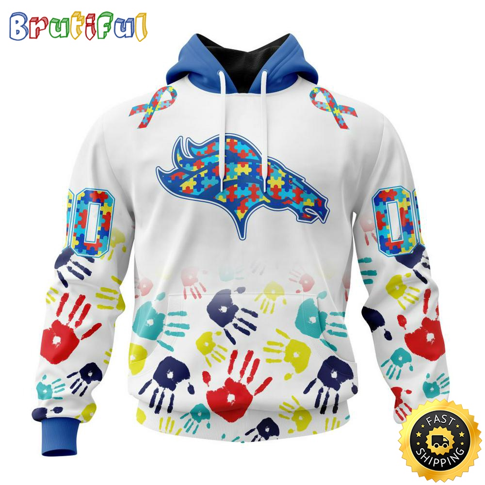 NFL Autism Hoodie Denver Broncos Special Autism Awareness Design 3D Hoodie Unisex Hoodie 1 y0jx5d