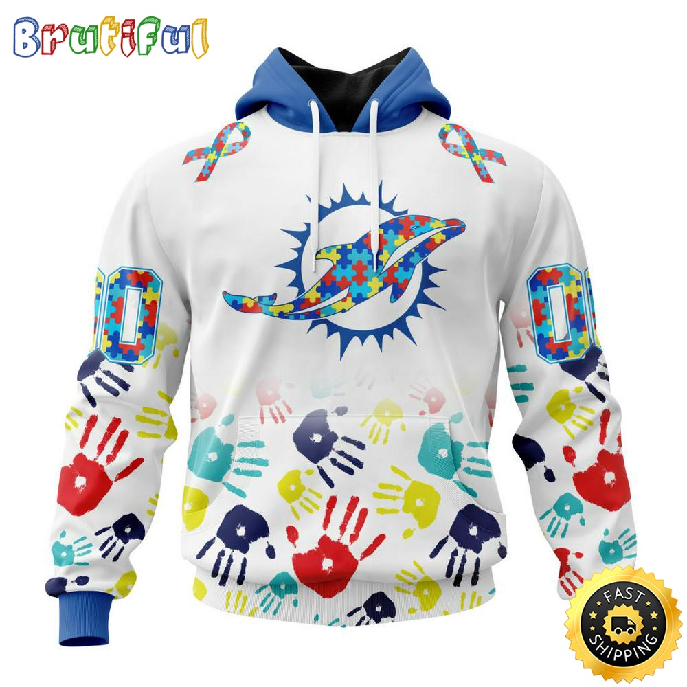 NFL Autism Hoodie Miami Dolphins Special Autism Awareness Design 3D Hoodie Unisex Hoodie 1 u1bpvn
