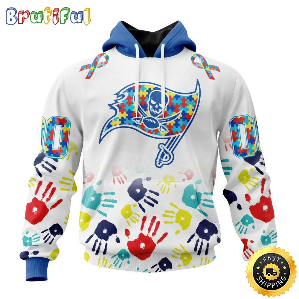 NFL Autism Hoodie Tampa Bay Buccaneers Special Autism Awareness Design 3D Hoodie Unisex Hoodie 1 cwkyhg