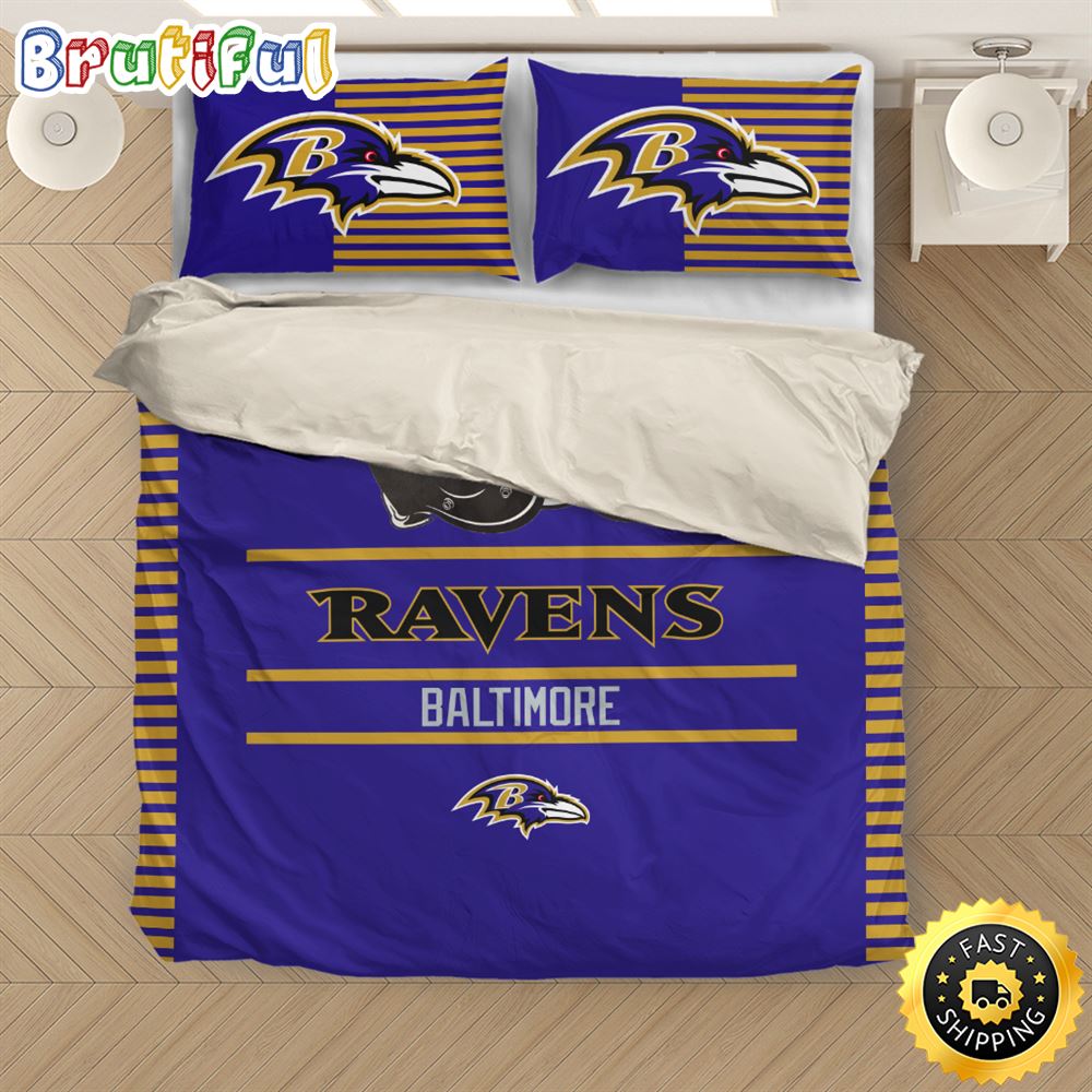 NFL Baltimore Ravens Bedding Set eucaqk