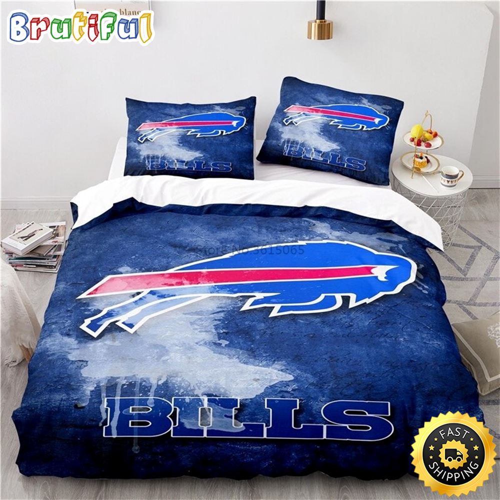 NFL Buffalo Bills Royal Blue Bedding Set jfy747