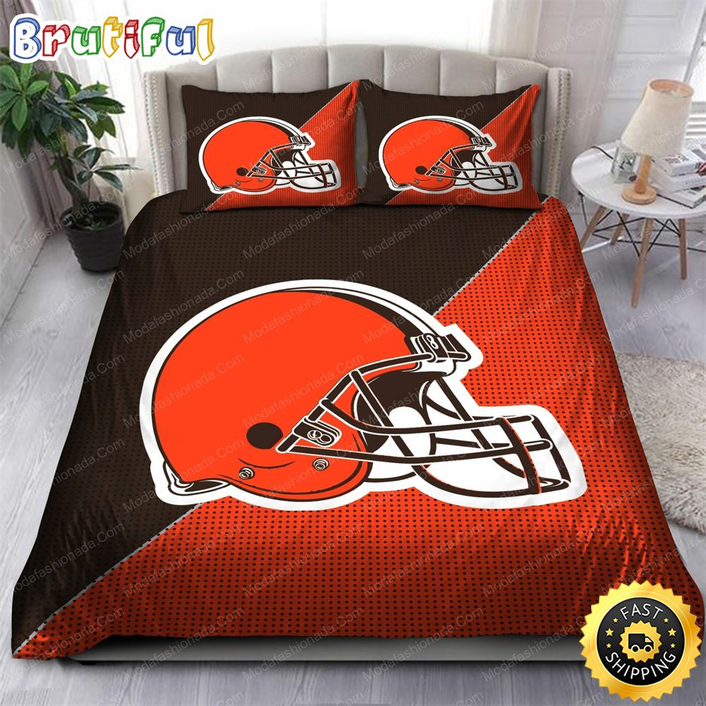 NFL Cleveland Browns Orange Bedding Set V2 dcur3y
