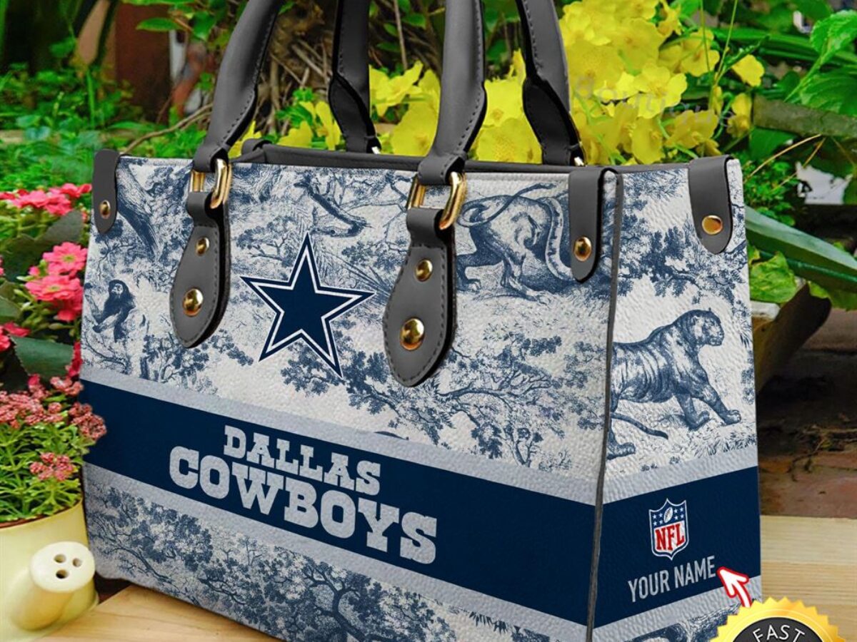 Sac Bandoulière Sans Bretelle Dallas Cowboys En Simili Cuir - Taille Large - Neuf Avec étiquettes