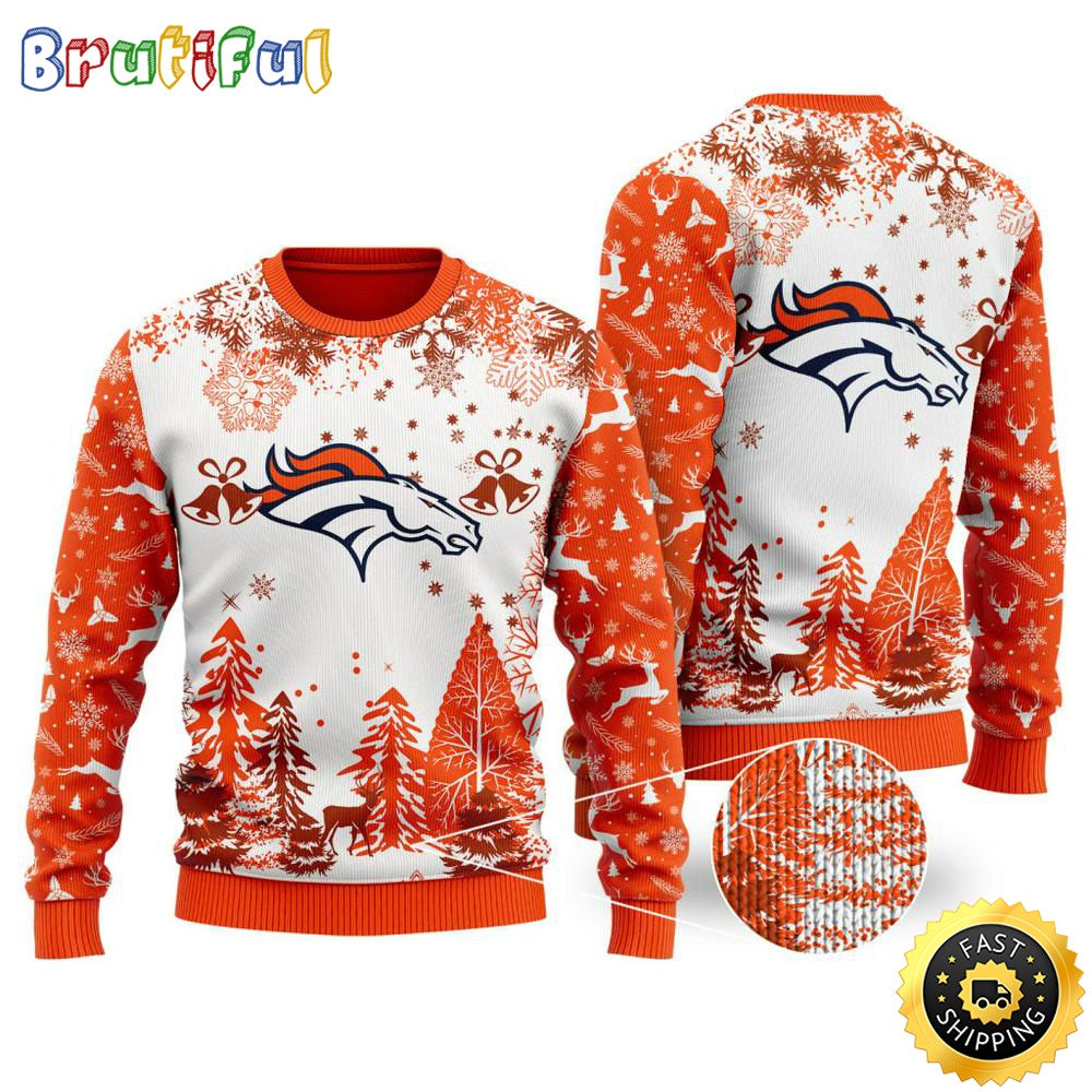 NFL Denver Broncos Christmas Ugly Sweater Xmax Tree Chistmas 1 s1n49c