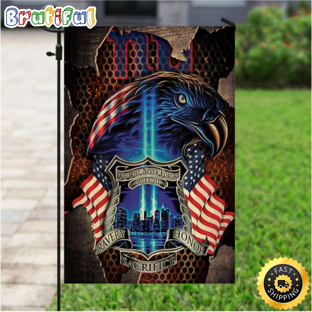NFL Garden Flags New York Giants Specialized Flag For Honor Patriot Day We Will Never Forget 1 rkd6ky