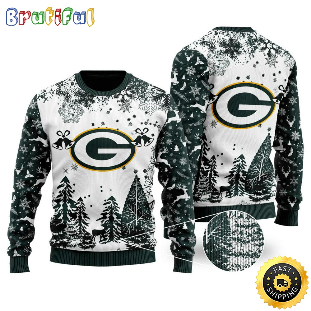 NFL Green Bay Packers Christmas Ugly Sweater Xmax Tree Chistmas 1 jwguxe