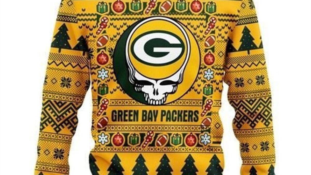 NFL Green Bay Packers Ugly Christmas Sweater The Intelligence Of