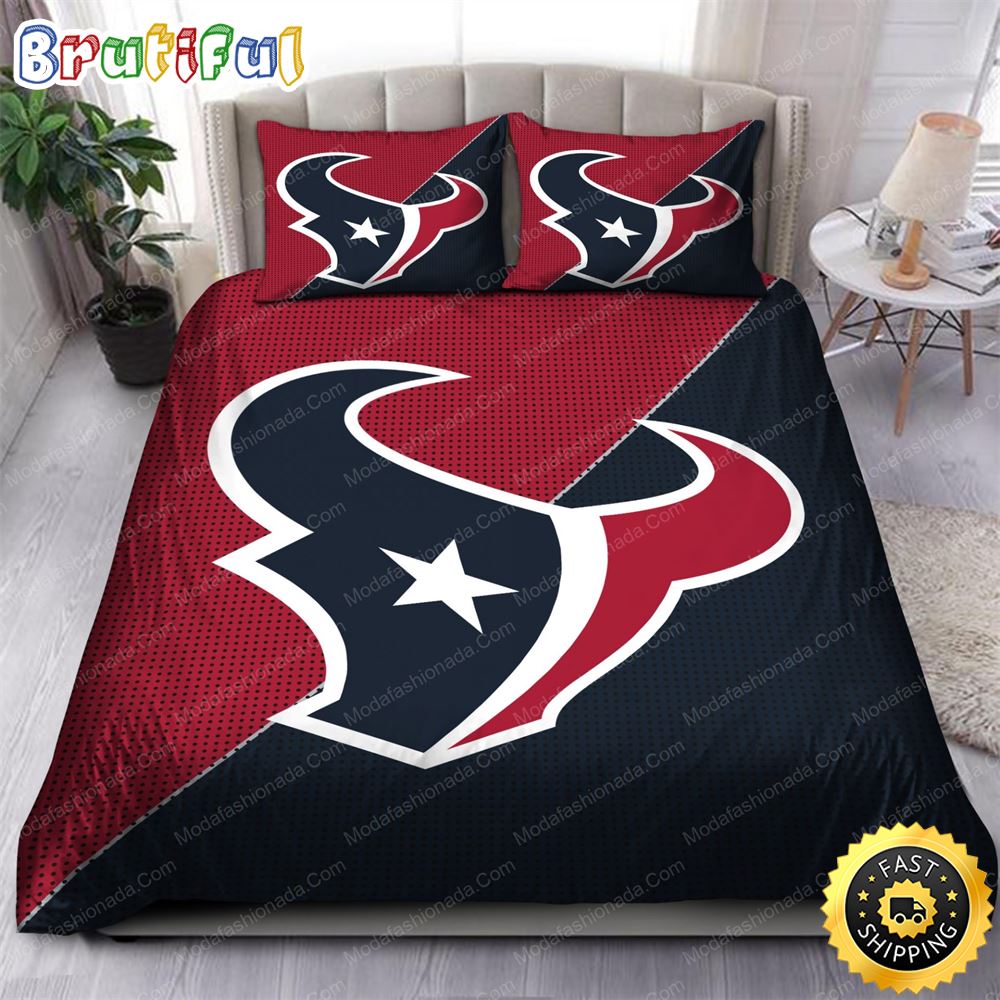 NFL Houston Texans Blue Red Bedding Set a7igyi