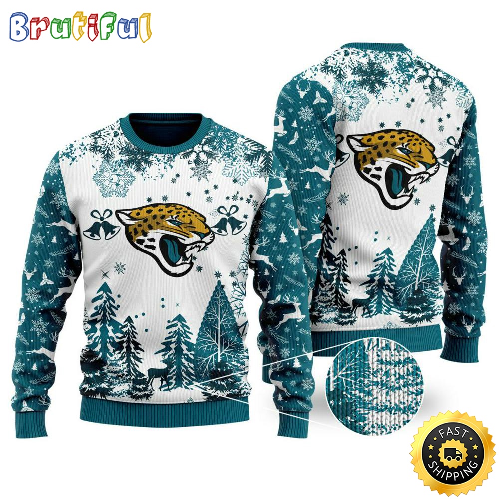 NFL Jacksonville Jaguars Christmas Ugly Sweater Xmax Tree Chistmas 1 mhtl5z