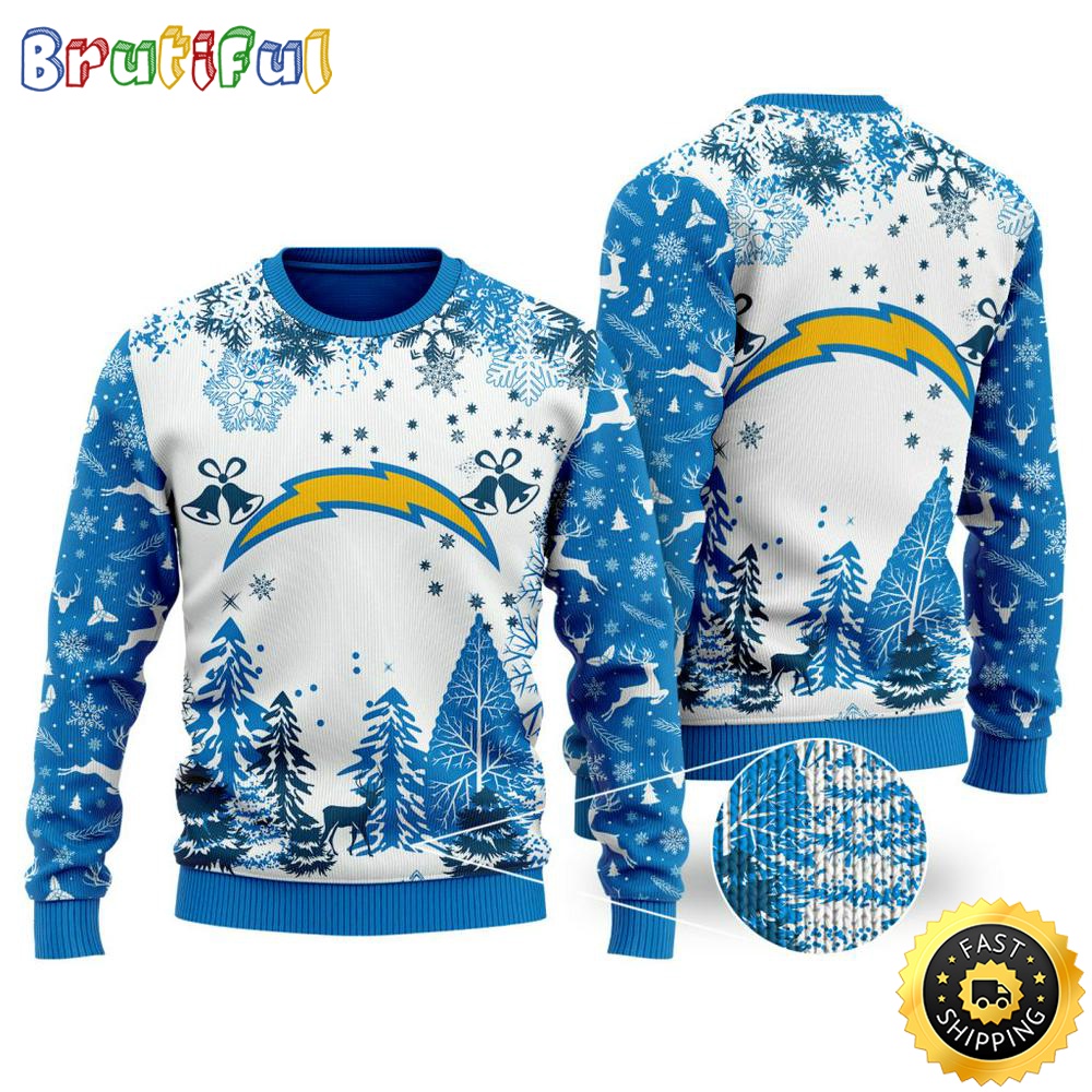 NFL Los Angeles Chargers Christmas Ugly Sweater Xmax Tree Chistmas 1 whej71