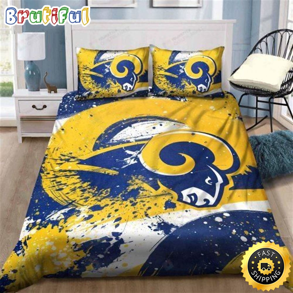NFL Los Angeles Rams Professional Logo Bedding Set vttsdh