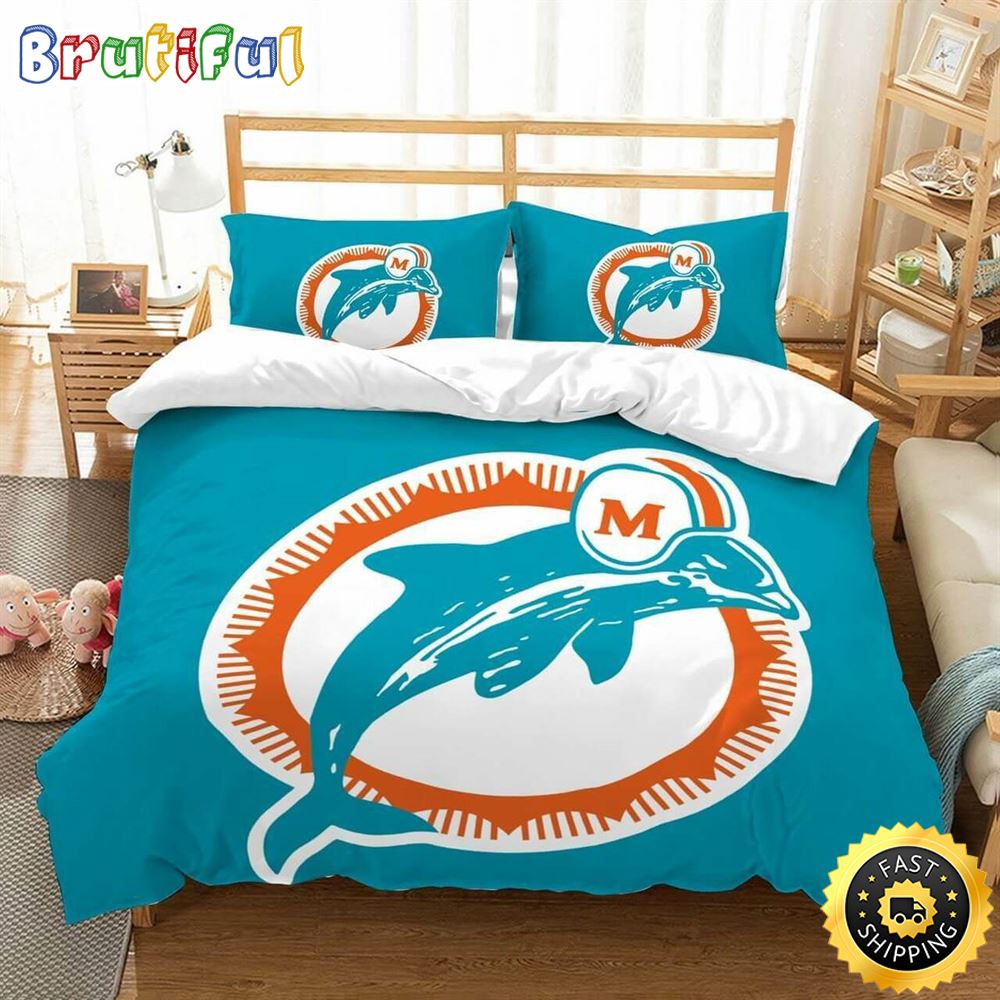 NFL Miami Dolphins Bedding Set V1 hn0ezu