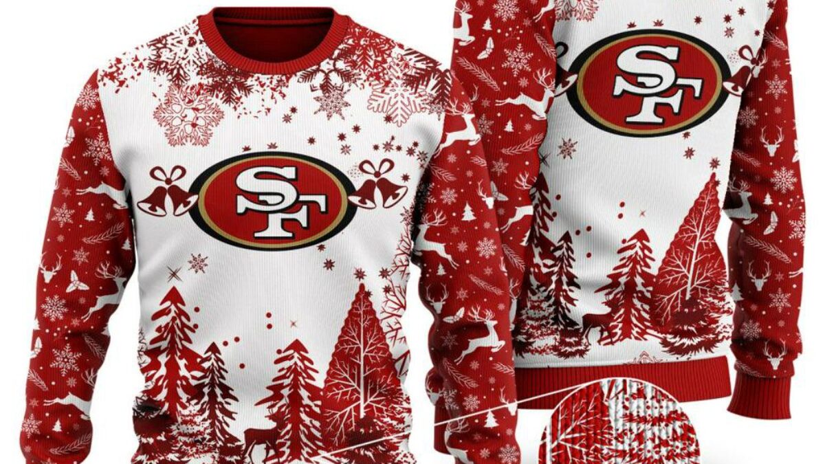 NFL San Francisco 49ers Christmas Ugly Sweater Xmax Tree Chistmas