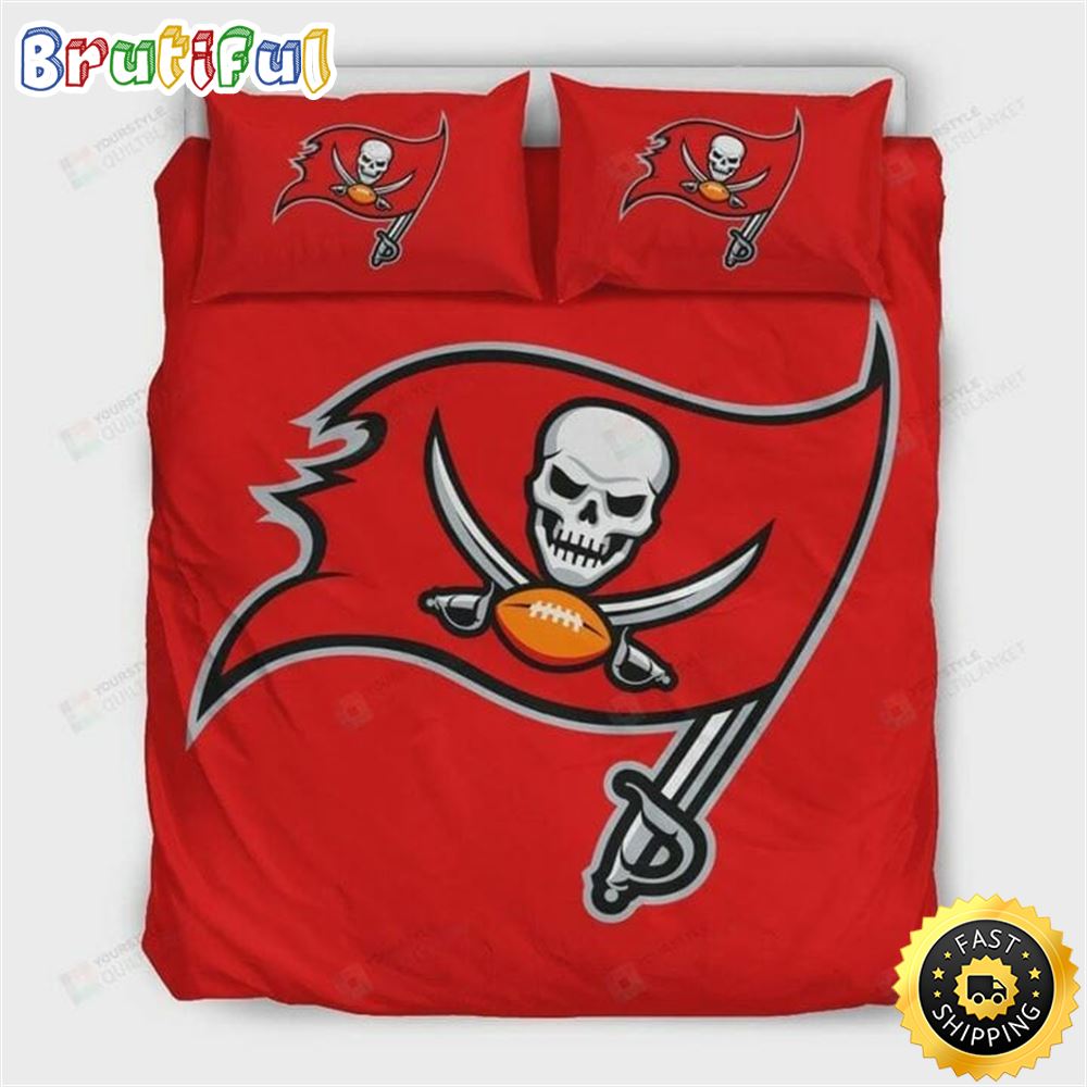 NFL Tampa Bay Buccaneers Red Bedding Set phdpow