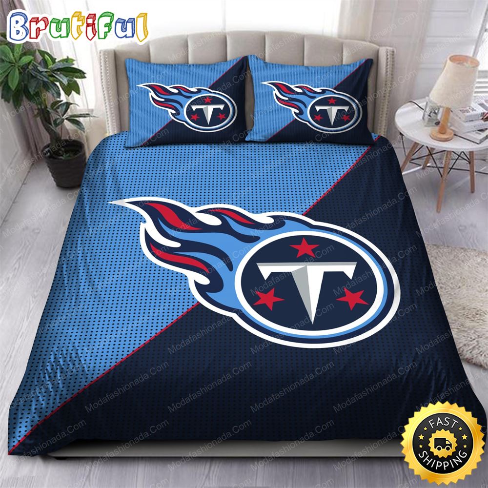 NFL Tennessee Titans Navy Blue Bedding Set swn4kq